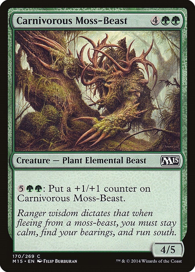 Image for Carnivorous Moss-Beast (170) [Magic 2015 (M15)] - Magic: The Gathering