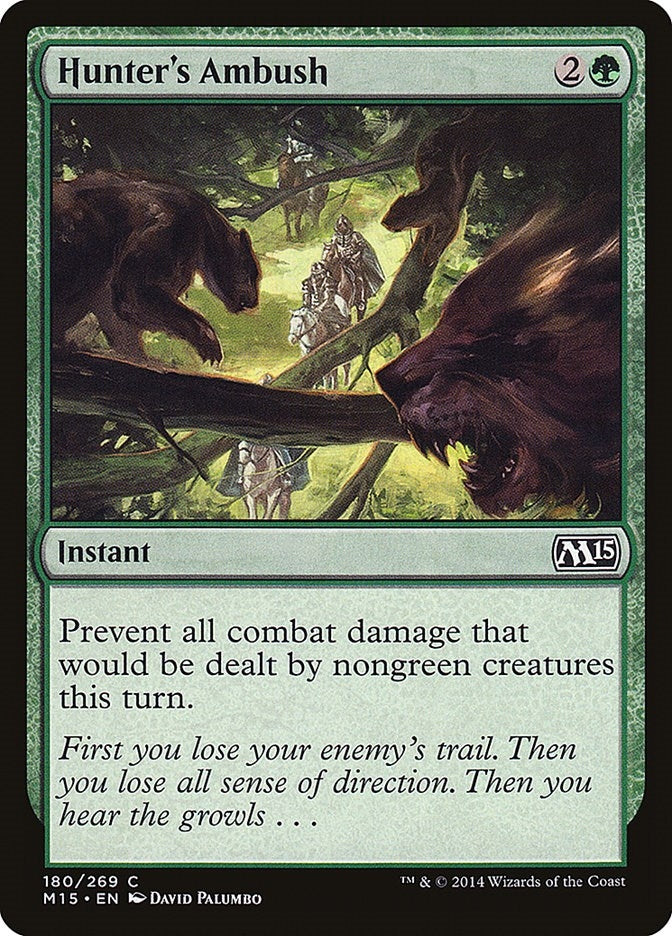 Image for Hunter's Ambush (180) [Magic 2015 (M15)] - Magic: The Gathering