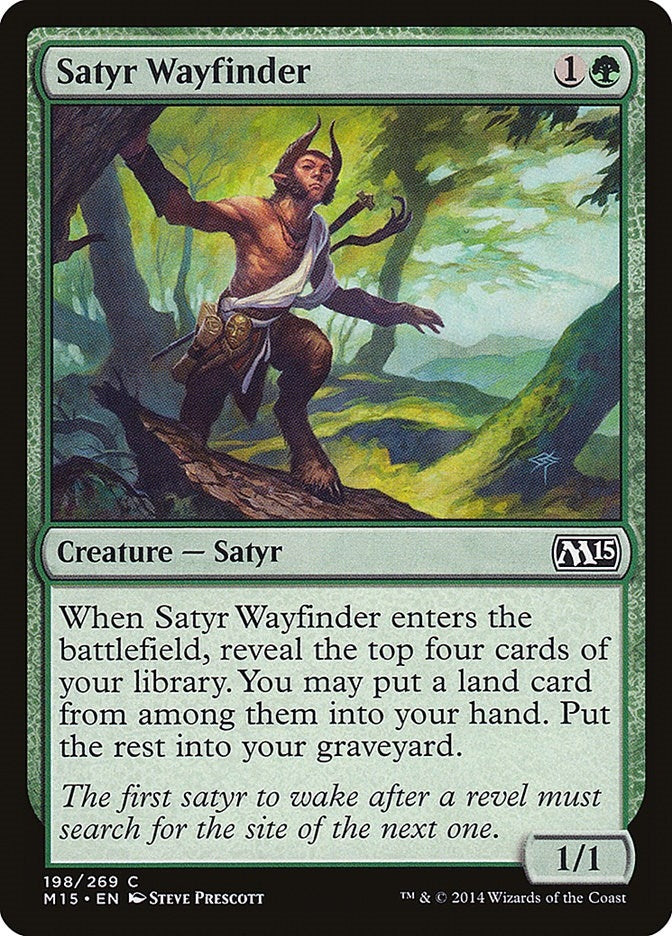 Image for Satyr Wayfinder (198) [Magic 2015 (M15)] - Magic: The Gathering