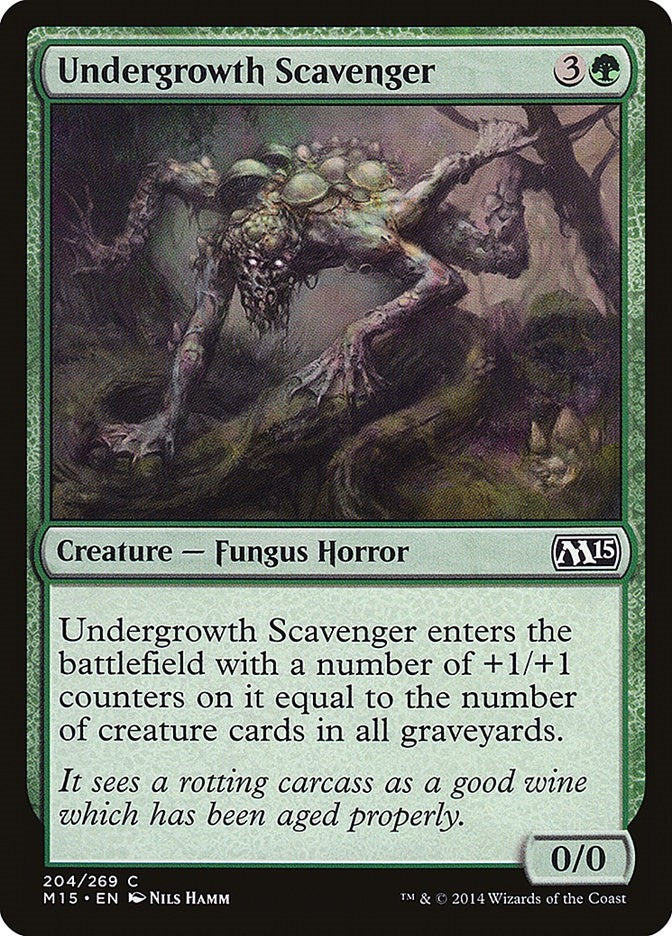 Image for Undergrowth Scavenger (204) [Magic 2015 (M15)] - Magic: The Gathering