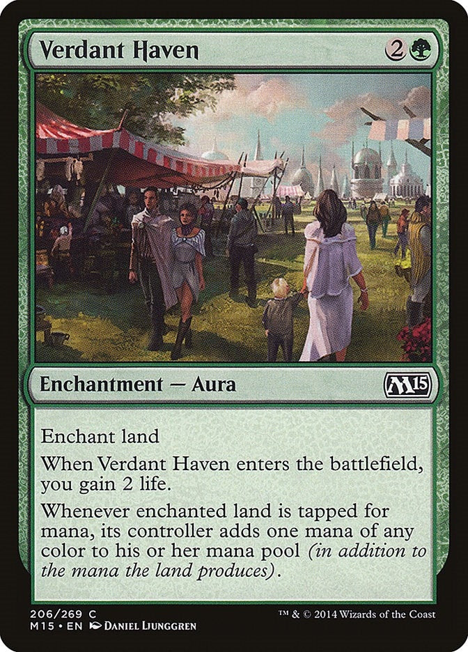 Image for Verdant Haven (206) [Magic 2015 (M15)] - Magic: The Gathering