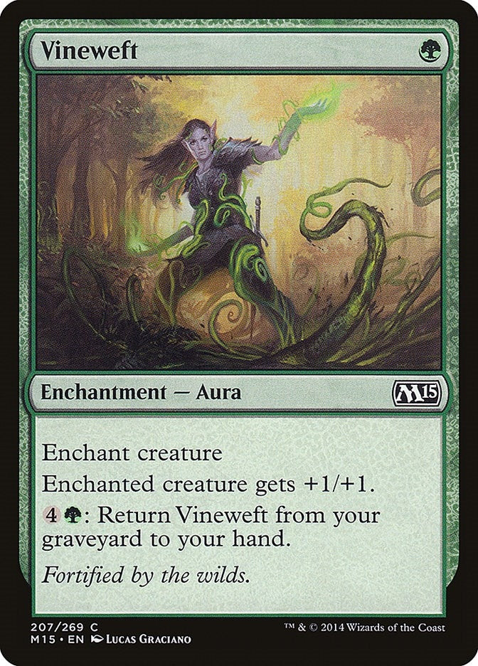 Image for Vineweft (207) [Magic 2015 (M15)] - Magic: The Gathering