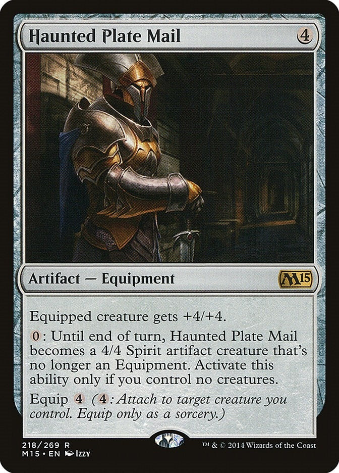 Haunted Plate Mail (218) [Magic 2015 (M15)]