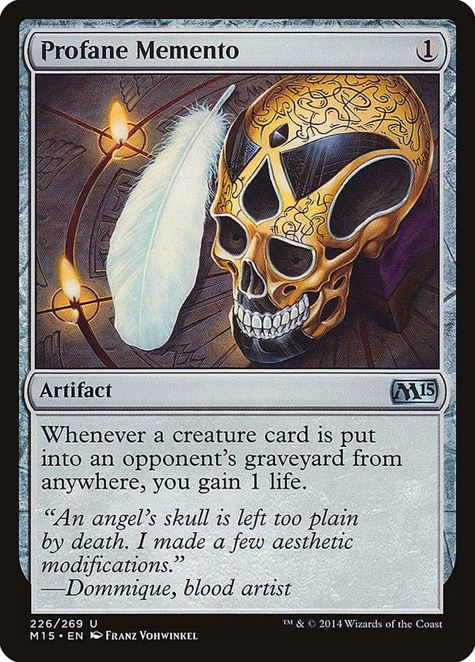 Image for Profane Memento (226) [Magic 2015 (M15)] - Magic: The Gathering