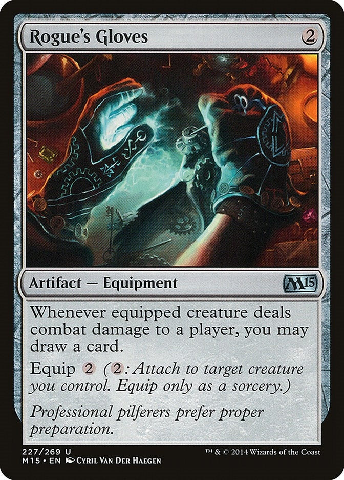 Image for Rogue's Gloves (227) [Magic 2015 (M15)] - Magic: The Gathering