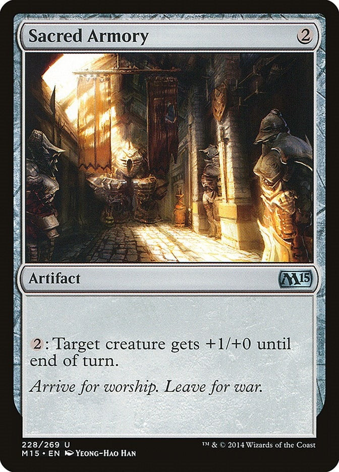 Image for Sacred Armory (228) [Magic 2015 (M15)] - Magic: The Gathering