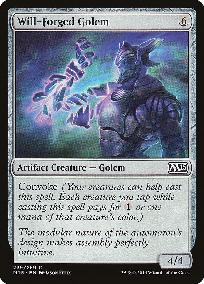 Image for Will-Forged Golem (239) [Magic 2015 (M15)] - Magic: The Gathering