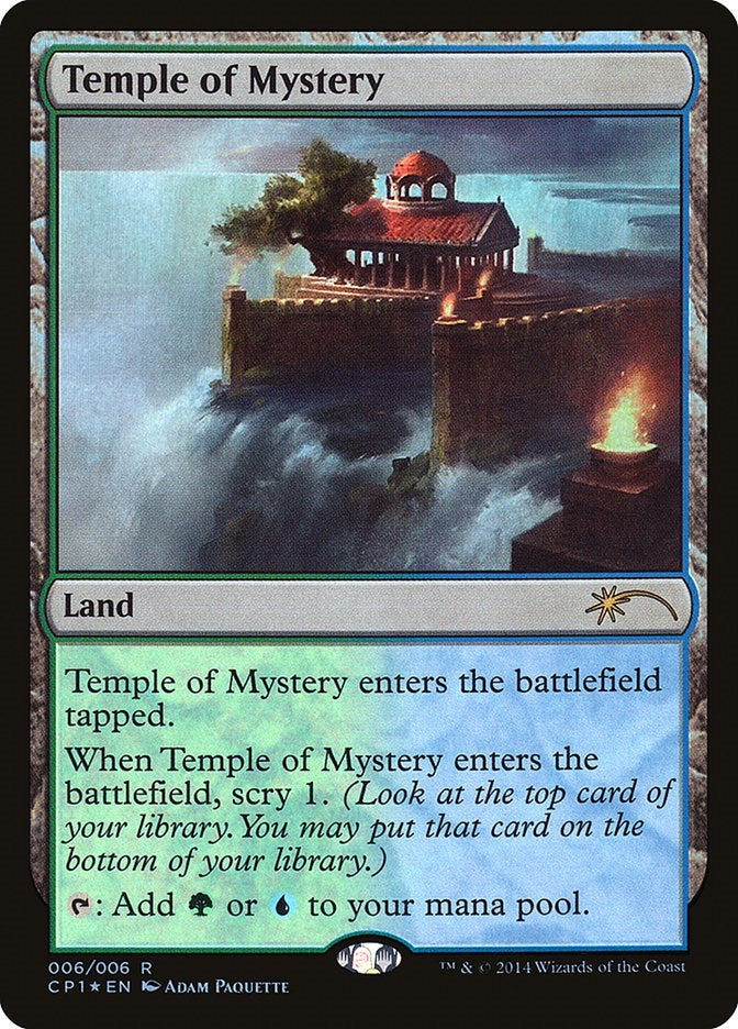 Image for Temple of Mystery (6) [Unique and Miscellaneous Promos] - Magic: The Gathering
