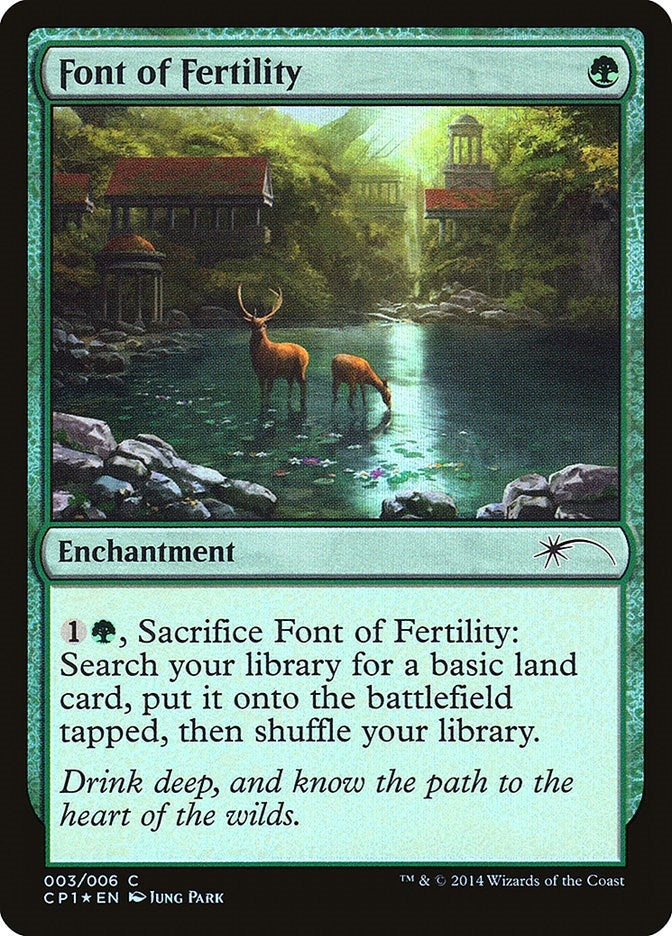 Image for Font of Fertility (3) [Unique and Miscellaneous Promos] - Magic: The Gathering