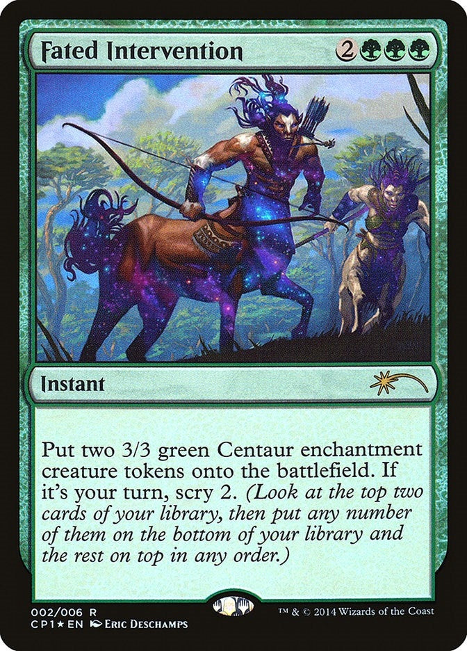 Image for Fated Intervention (2) [Unique and Miscellaneous Promos] - Magic: The Gathering