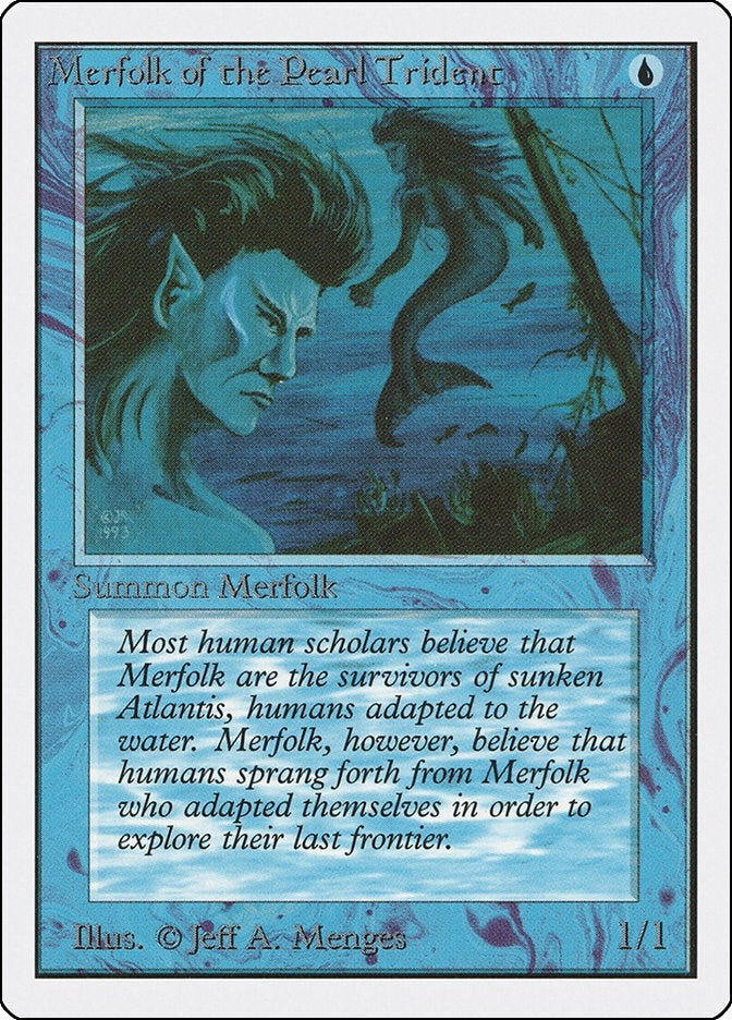 Image for Merfolk of the Pearl Trident [Unlimited Edition] - Magic: The Gathering