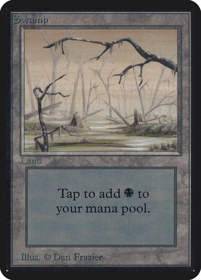 Image for Swamp (B) [Alpha Edition] - Magic: The Gathering