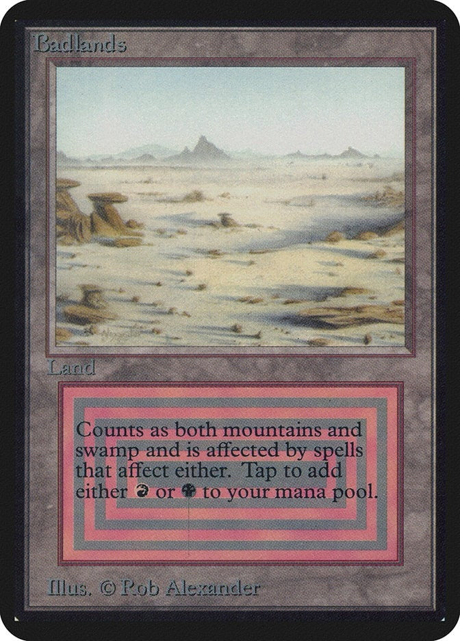 Image for Badlands [Alpha Edition] - Magic: The Gathering