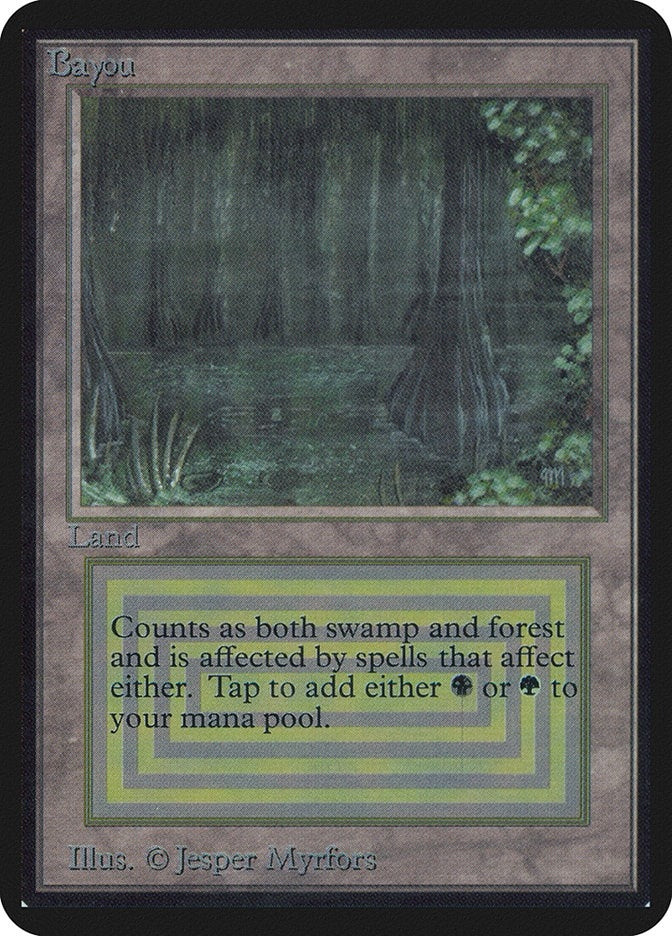 Image for Bayou [Alpha Edition] - Magic: The Gathering