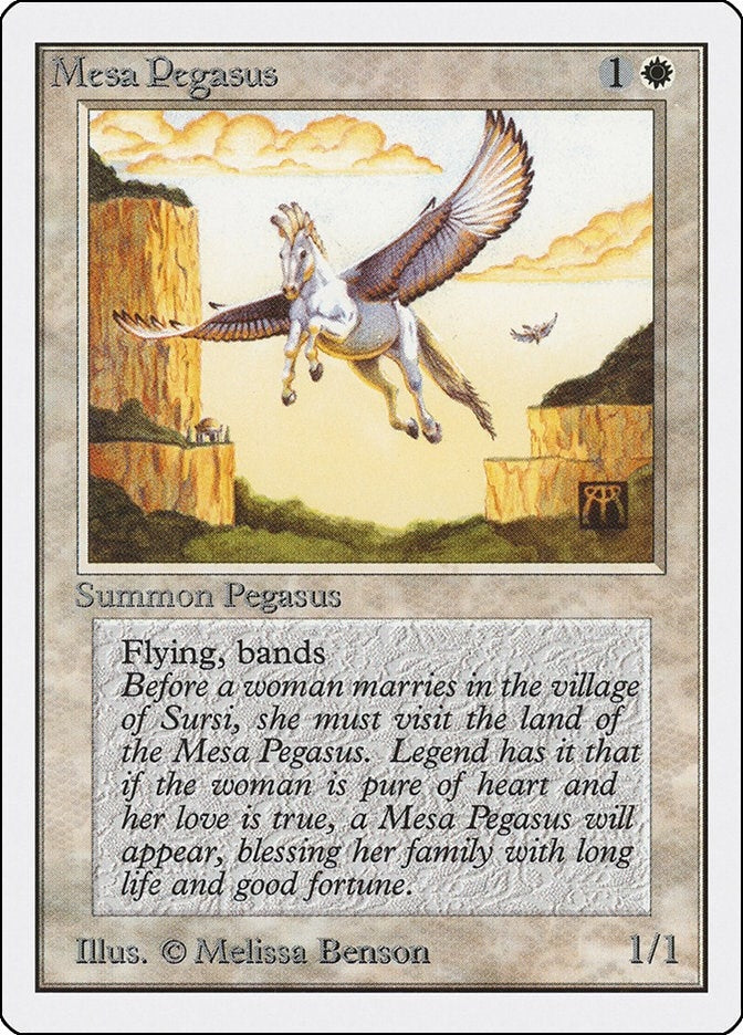 Image for Mesa Pegasus [Unlimited Edition] - Magic: The Gathering