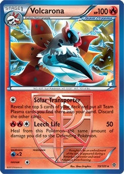 Image for Volcarona - 13/101 (BW Plasma Blast) (013/101) [Deck Exclusives] - Pokemon