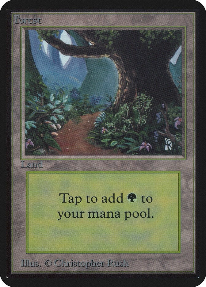 Image for Forest (B) [Alpha Edition] - Magic: The Gathering