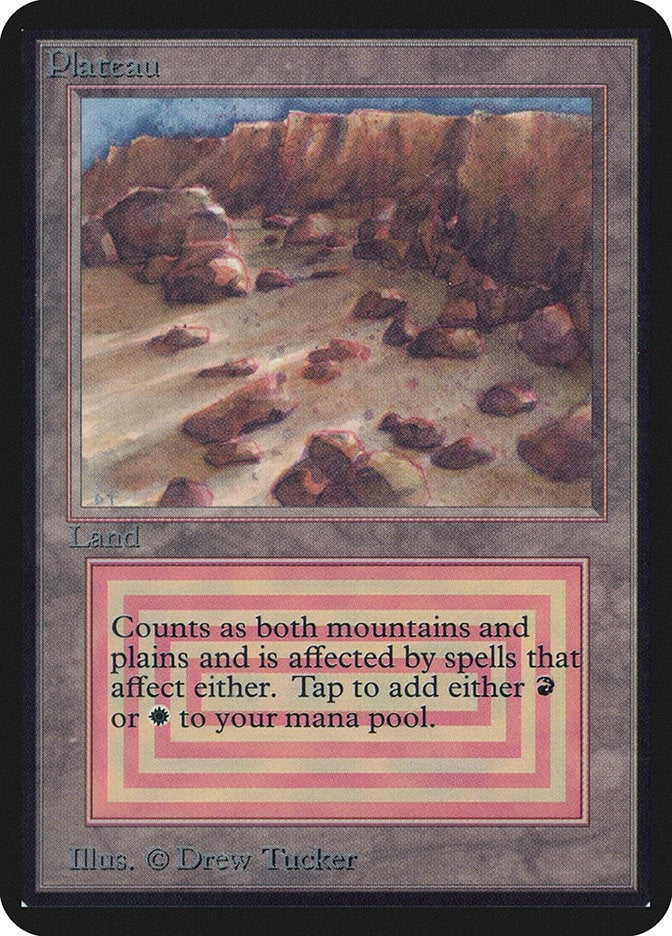 Image for Plateau [Alpha Edition] - Magic: The Gathering