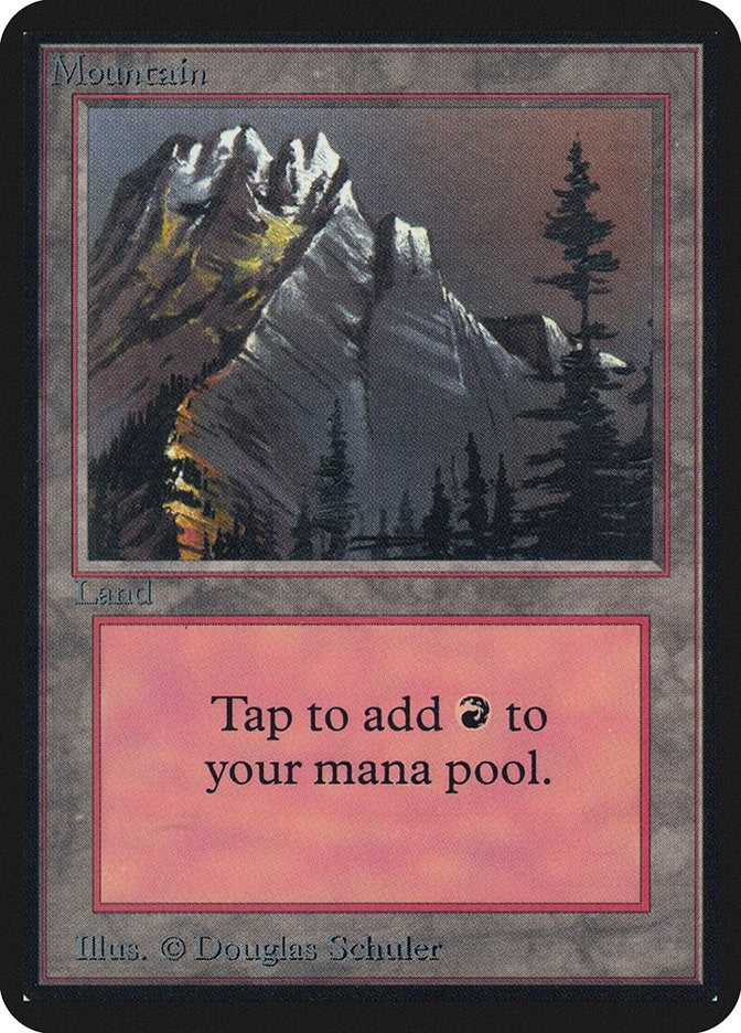 Image for Mountain (A) [Alpha Edition] - Magic: The Gathering
