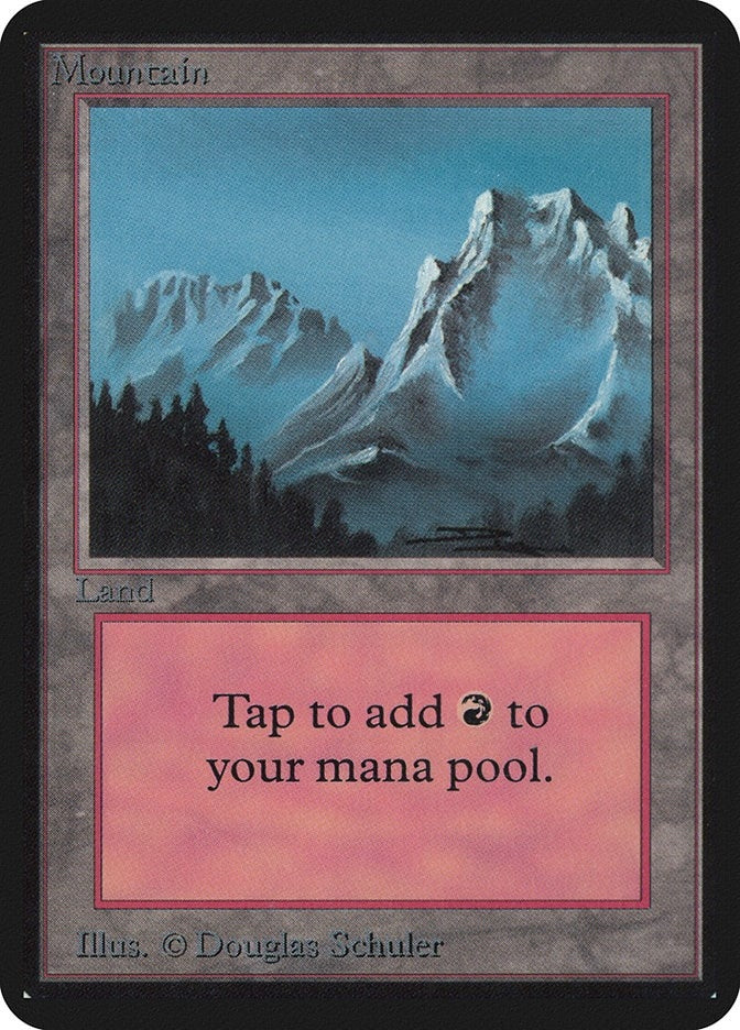 Image for Mountain (B) [Alpha Edition] - Magic: The Gathering