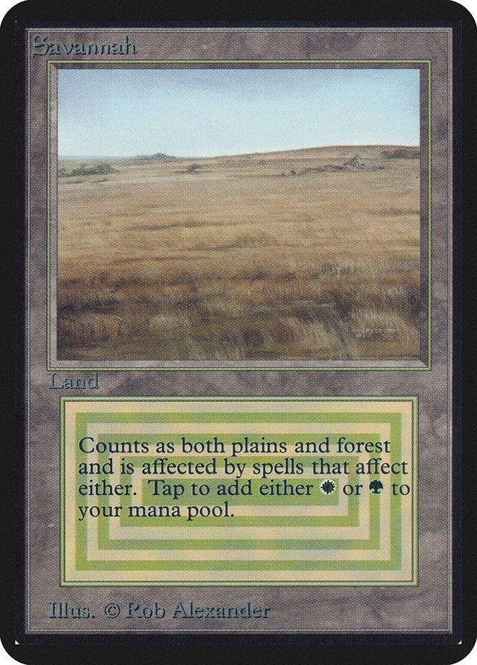Image for Savannah [Alpha Edition] - Magic: The Gathering