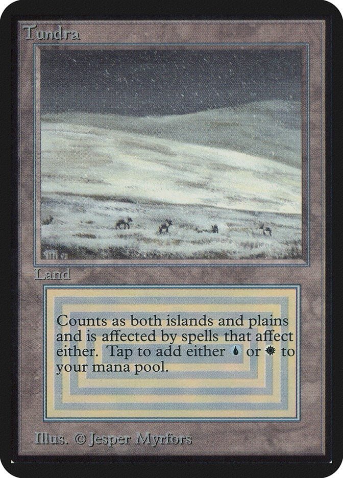 Image for Tundra [Alpha Edition] - Magic: The Gathering