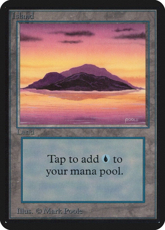 Image for Island (A) [Alpha Edition] - Magic: The Gathering