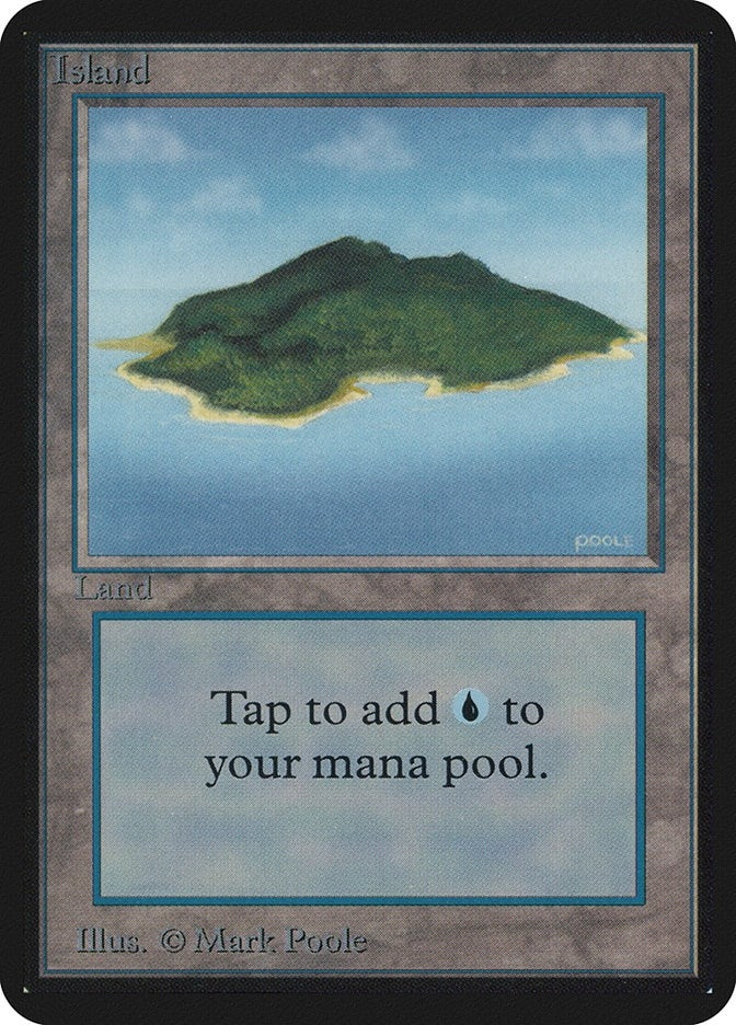 Image for Island (B) [Alpha Edition] - Magic: The Gathering