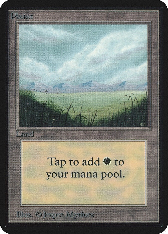 Image for Plains (A) [Alpha Edition] - Magic: The Gathering