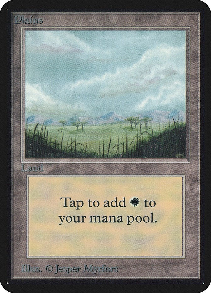 Image for Plains (B) [Alpha Edition] - Magic: The Gathering