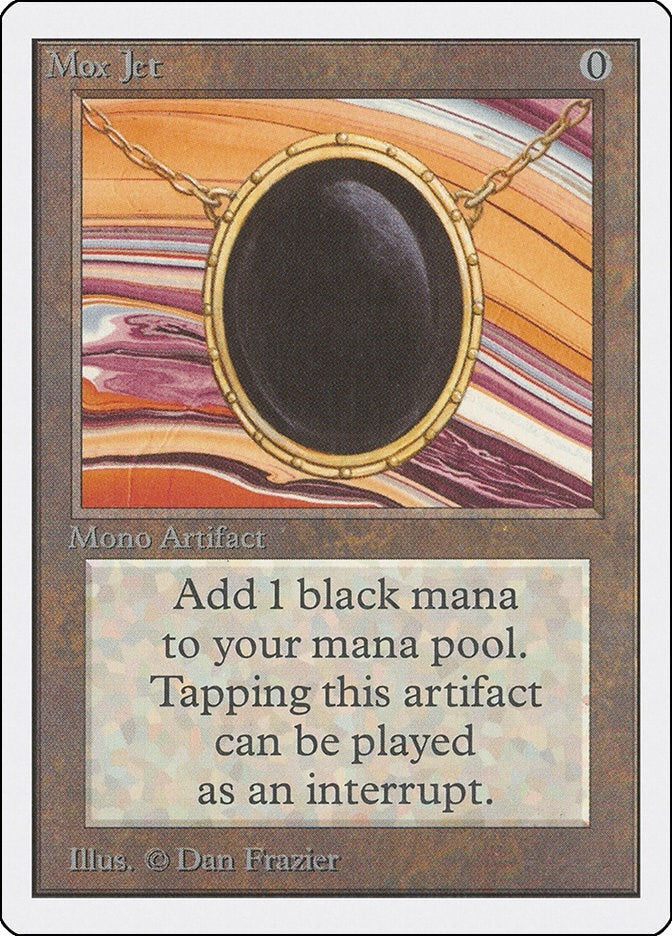 Image for Mox Jet [Unlimited Edition] - Magic: The Gathering