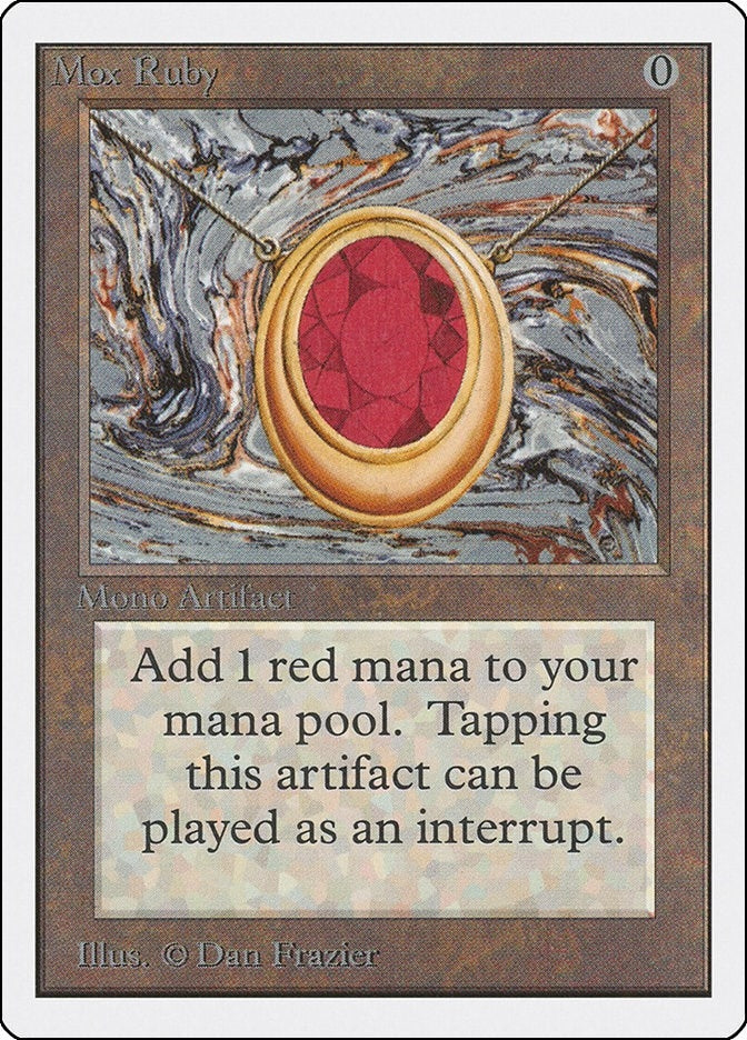 Image for Mox Ruby [Unlimited Edition] - Magic: The Gathering