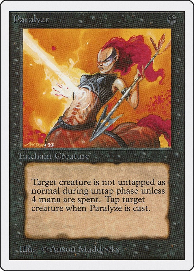 Image for Paralyze [Unlimited Edition] - Magic: The Gathering