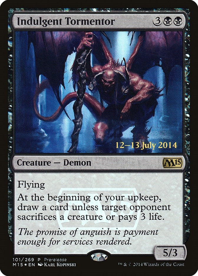 Image for Indulgent Tormentor (101) [Prerelease Cards] - Magic: The Gathering