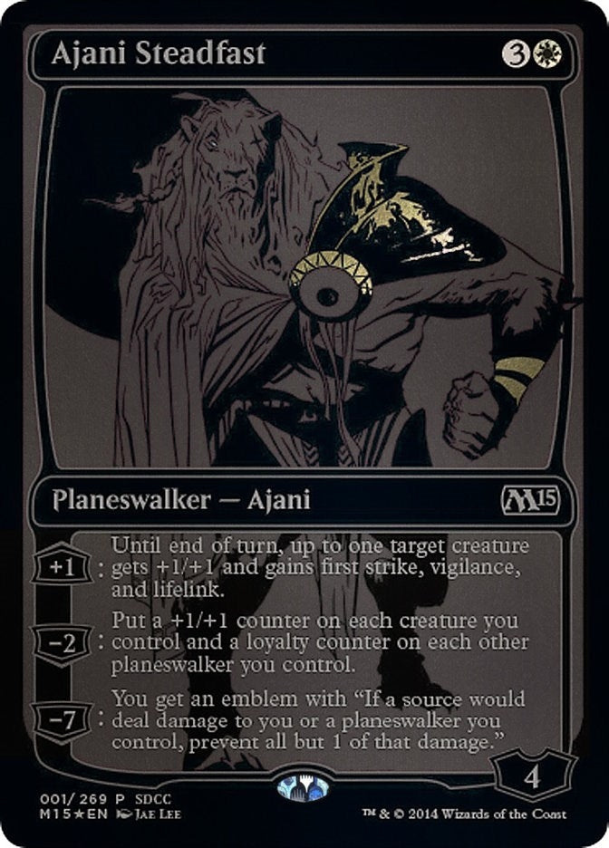 Image for Ajani Steadfast (SDCC 2014 Exclusive) (1) [Media Promos] - Magic: The Gathering