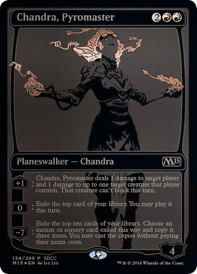 Image for Chandra, Pyromaster (SDCC 2014 Exclusive) (134) [Media Promos] - Magic: The Gathering