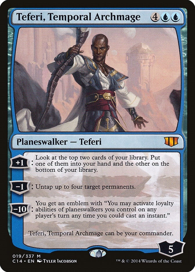 Image for Teferi, Temporal Archmage (19) [Commander 2014] - Magic: The Gathering