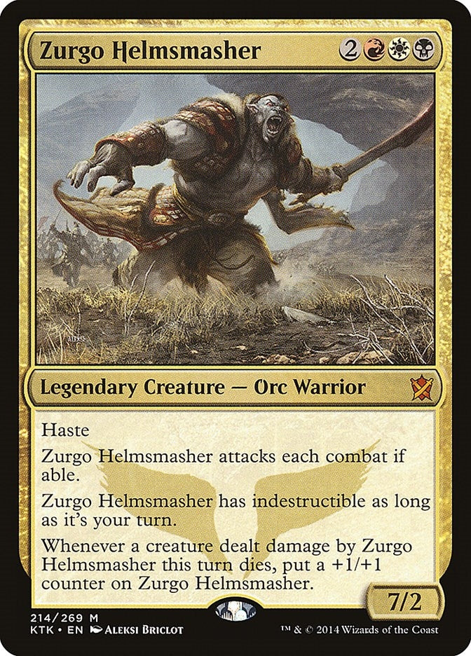 Image for Zurgo Helmsmasher (214) [Khans of Tarkir] - Magic: The Gathering