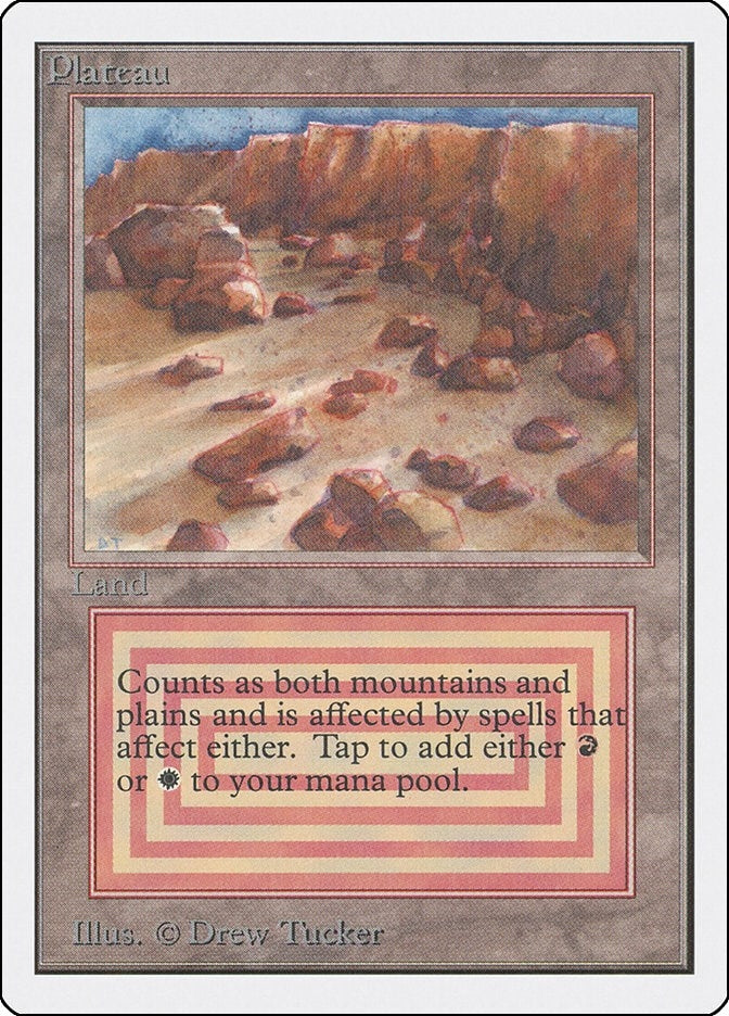 Image for Plateau [Unlimited Edition] - Magic: The Gathering