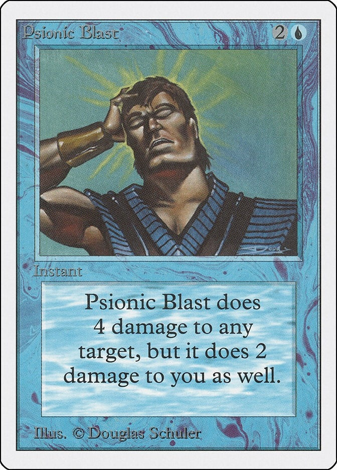 Image for Psionic Blast [Unlimited Edition] - Magic: The Gathering