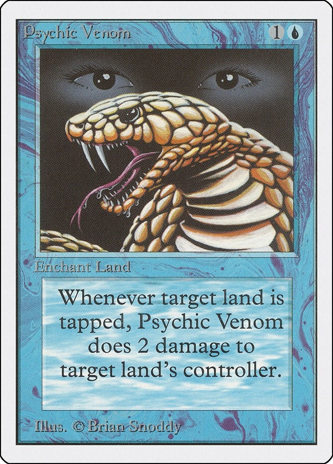 Image for Psychic Venom [Unlimited Edition] - Magic: The Gathering