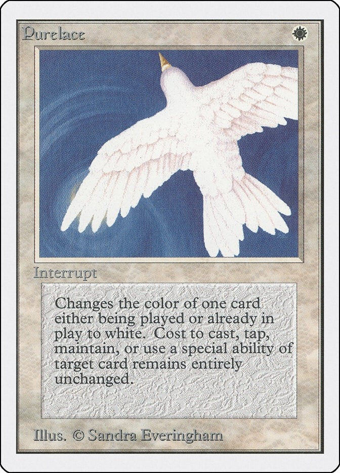 Image for Purelace [Unlimited Edition] - Magic: The Gathering