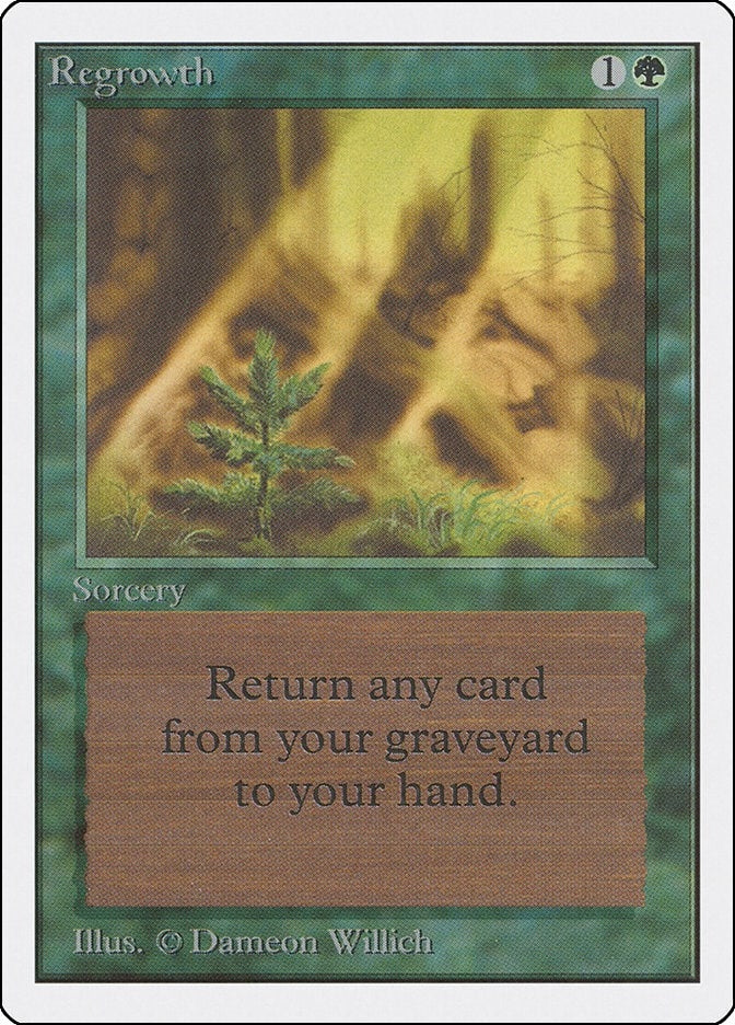 Image for Regrowth [Unlimited Edition] - Magic: The Gathering