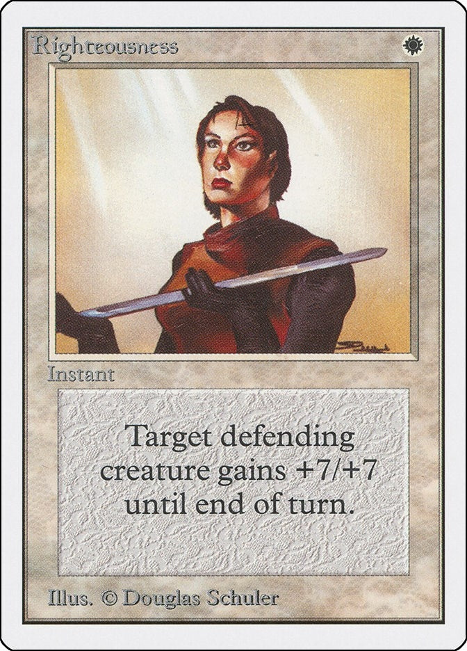 Image for Righteousness [Unlimited Edition] - Magic: The Gathering