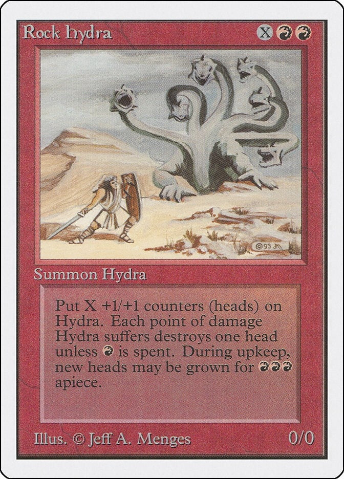 Image for Rock Hydra [Unlimited Edition] - Magic: The Gathering