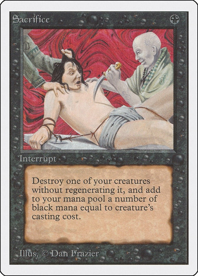 Image for Sacrifice [Unlimited Edition] - Magic: The Gathering
