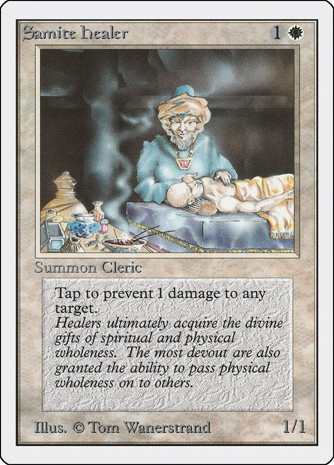 Image for Samite Healer [Unlimited Edition] - Magic: The Gathering