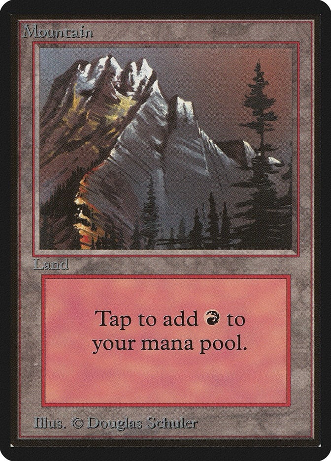 Image for Mountain (A) [Beta Edition] - Magic: The Gathering