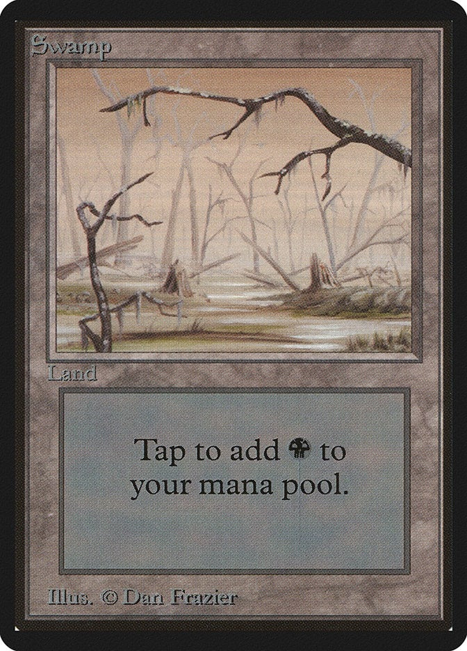 Image for Swamp (B) [Beta Edition] - Magic: The Gathering