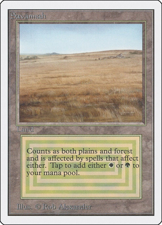 Image for Savannah [Unlimited Edition] - Magic: The Gathering